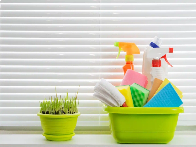 شست و شوی پرده در خانه