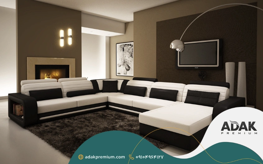 چیدمان مبل ال