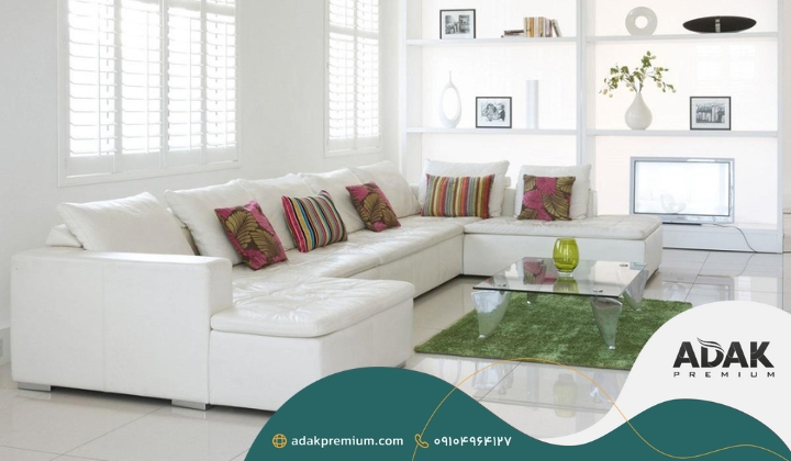 The effect of white sofa fabric in home decoration