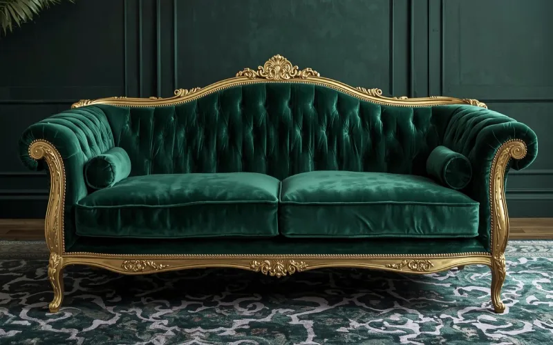 بهترین رنگ پارچه برای مبل طلایی