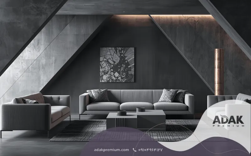 بهترین رنگ پارچه برای مبل مینیمال - با رنگ پارچه مبل خاکستری