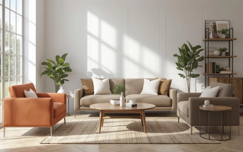 اصول دکوراسیون با رنگ های خنثی