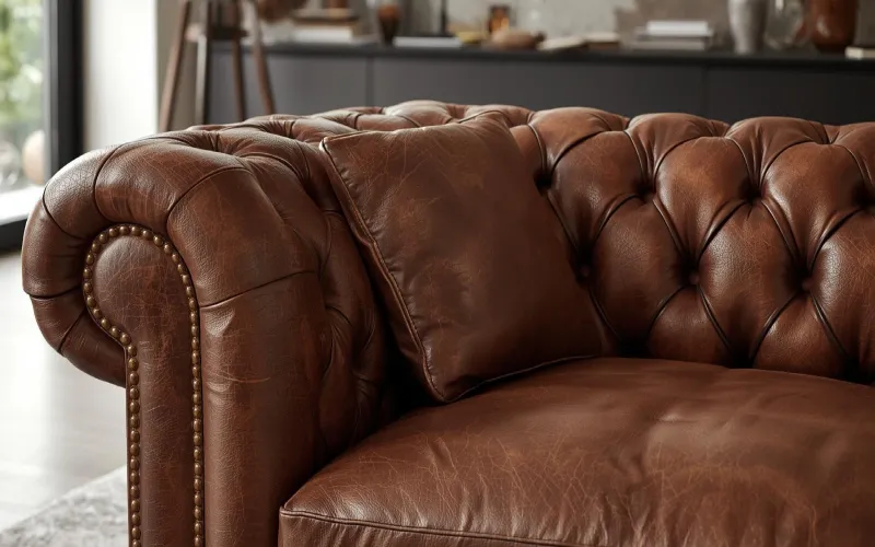 مبل لوکس با رنگ قهوه ای موکاموس